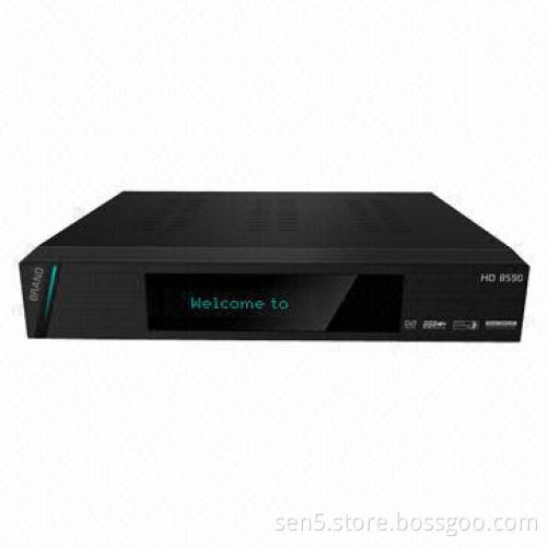 DVB-S2/T Receiver, Android + Linux, 1CA/1CI/3USB/Ethernet, with Wi-Fi Embedded and SD Card Reader